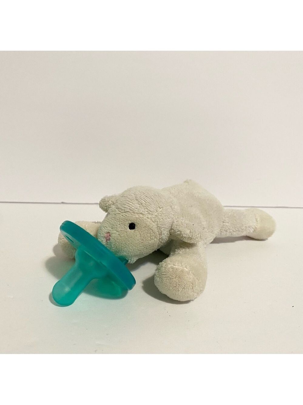 WubbaNub Plush Soother Wubba Nub Lamb Sheep Pacifier Stuffed Animal Lovey Baby